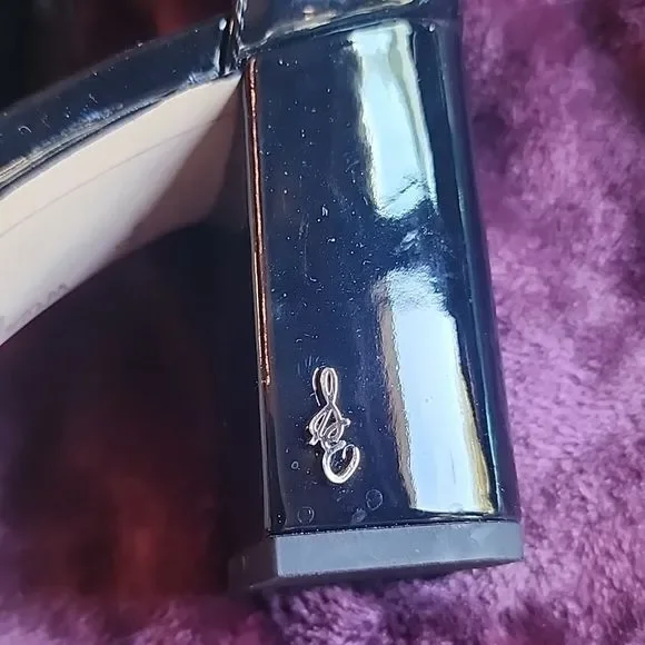 Sam Edelman Odina Block Heel Sandal Patent Black US Size 7.5 - Picture 2 of 6